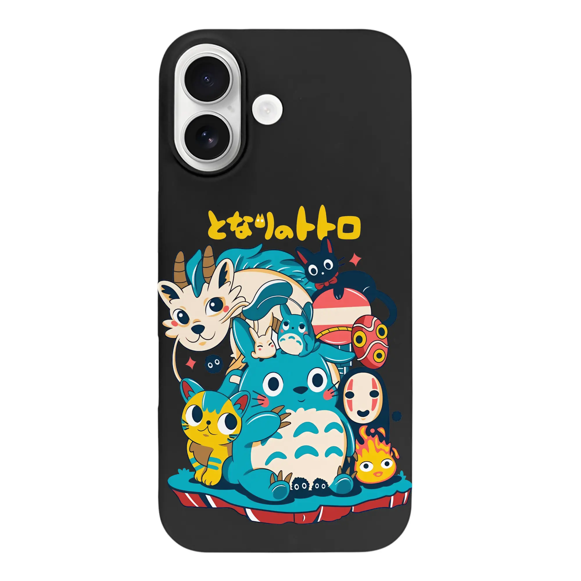 となりのトトロ グッズ トトロ - iPhone 17 シリーズ シリコンケース 薄型 耐衝撃 指紋防止 ソフトタッチカバー 精密フィット 傷防止 保護ケース iPhone 17/17 Air/17 Pro/17 Pro Max 対応